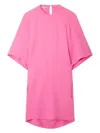 Stella Mccartney Viscose T-shirt Dress In Pink