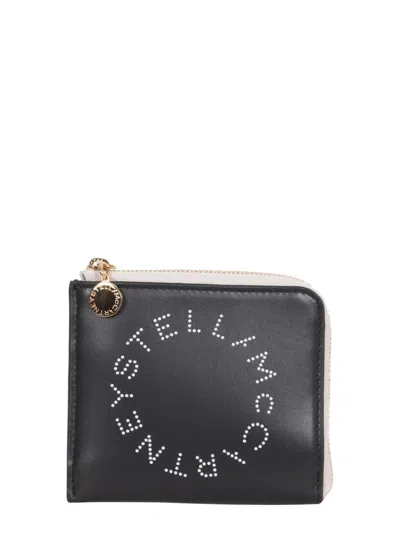 Stella Mccartney Women Wallet With Zip In Black