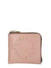 Stella Mccartney Women Wallet With Zip In Pink