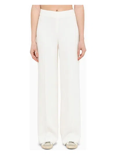 Stella Mccartney Women's Wide Cream Trousers