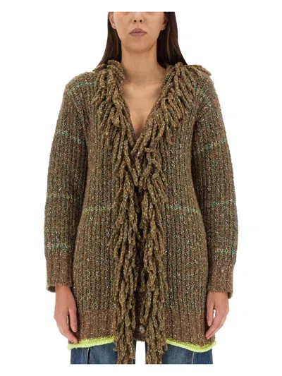 STELLA MCCARTNEY WOMEN'S WOOL BLEND CARDIGAN | SIZE MEDIUM | 6K0519