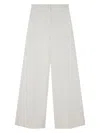 Stella Mccartney High-rise Wide-leg Wool Trousers In Beige
