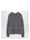 Stella Mccartney Women's Wool Sweater With Feather Insert