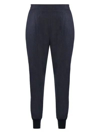 STELLA MCCARTNEY WOMEN'S WOOL TRACK PANTS