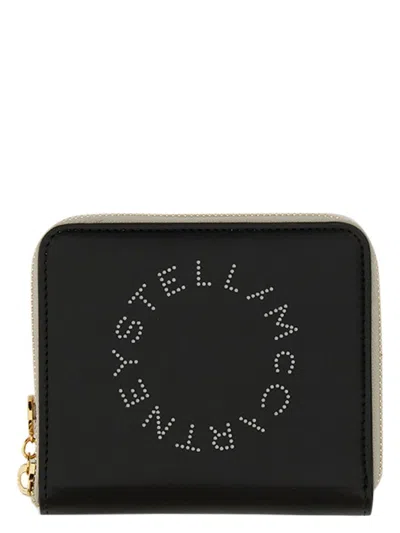 Stella Mccartney Women's Zipped Wallet In Black