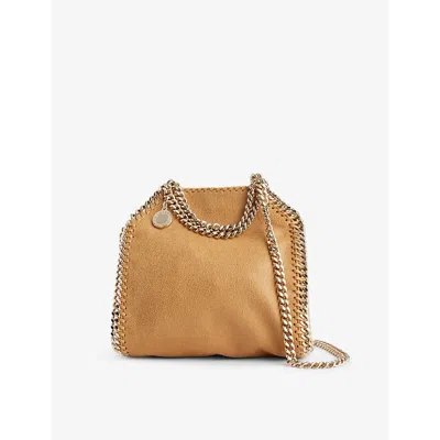 Stella Mccartney Womens Amber Eco Shaggy Deer Tiny Vegan-leather Tote Bag