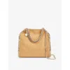 Stella Mccartney Womens Falabella Mini Faux-suede Tote Bag Amber In Amber