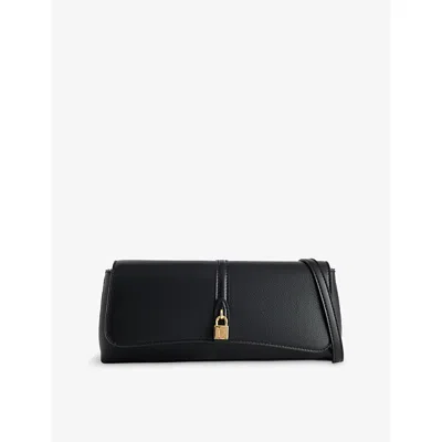 Stella Mccartney Womens Black Ryder Pochette Faux-leather Shoulder Bag
