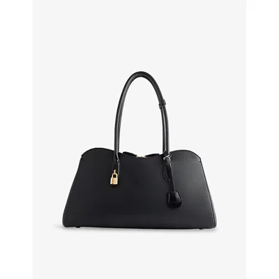 Stella Mccartney Womens Black Ryder Vegan Leather Tote Bag