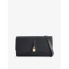 Stella Mccartney Womens Black Ryder Vegan-leather Wallet Cross-body Bag In Black