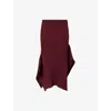 Stella Mccartney Gonna In Cotone Bordeaux  Donna In Brown