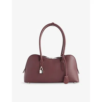 Stella Mccartney Womens Bordeaux Ryder Medium Vegan-leather Shoulder Bag In Burgundy