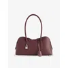 Stella Mccartney Burgundy Synthetic Leather Ryder Medium Shoulder Bag In Burgundy