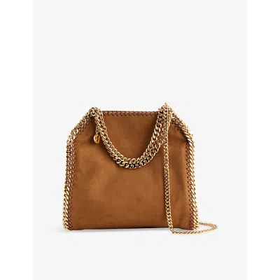 Stella Mccartney Womens Brandy Falabella Mini Faux-suede Tote Bag