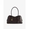 Stella Mccartney Womens Chocolate Brown Stella Ryder Faux-leather Shoulder Bag