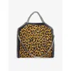 Stella Mccartney Womens Falabella Leopard-pattern Woven Tote Bag In Leopard