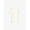 Stella Mccartney Womens Ivory Iconic Logo-print Cotton-jersey T-shirt In White