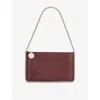 Stella Mccartney Womens Falabella Woven Shoulder Bag Raisin