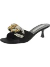 Stella Mccartney Womens Satin Heels In Black