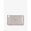 Stella Mccartney Womens Silver Falabella Woven Shoulder Bag In Silver