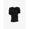Stella Mccartney Draped Cape Top In Black