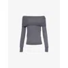 Stella Mccartney Off-the-shoulder Virgin Wool Sweater