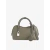 Stella Mccartney Womens Dark Olive Ryder Vegan-leather Top-handle Bag In Green