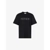 Stella Mccartney Crew Neck Studded Lettering Top