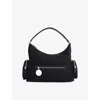 Stella Mccartney Womens Ultra Black Dartmoor Patent Vegan Leather Shoulder Bag