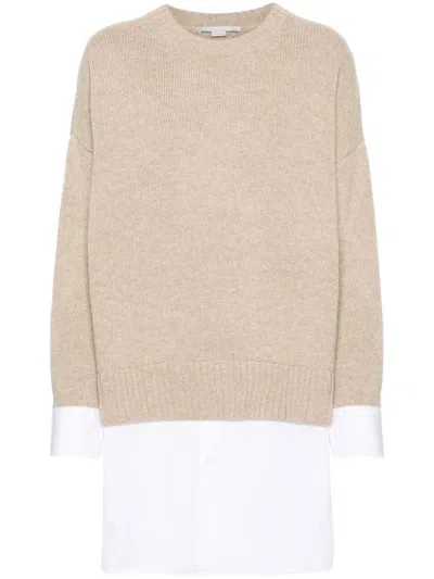 Stella Mccartney Wool And Cotton Layered Sweater