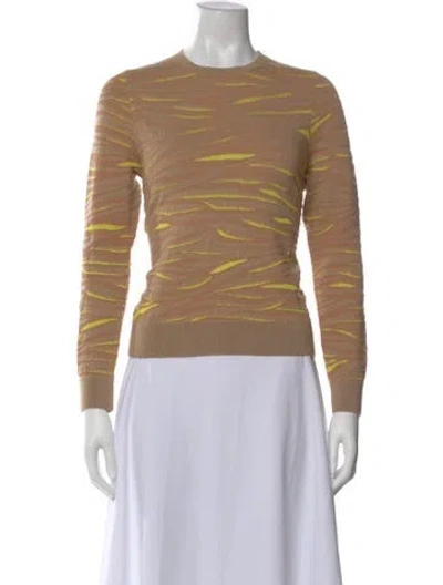 Pre-owned Stella Mccartney Wool Animal Print Top In Multi