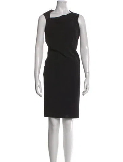 Pre-owned Stella Mccartney Wool Asymmetrical Top In Black