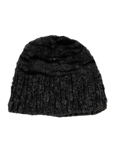 Pre-owned Stella Mccartney Wool Beanie In Black