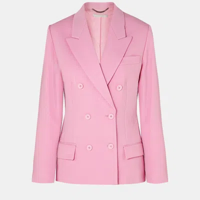 Pre-owned Stella Mccartney Wool Blazer 46 In Pink