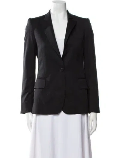 Pre-owned Stella Mccartney Wool Blazer In Black