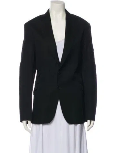Pre-owned Stella Mccartney Wool Blazer In Black