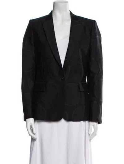 Pre-owned Stella Mccartney Wool Blazer In Black