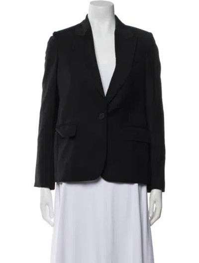 Pre-owned Stella Mccartney Wool Blazer In Black