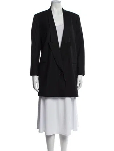 Pre-owned Stella Mccartney Wool Blazer In Black