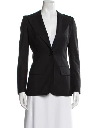 Pre-owned Stella Mccartney Wool Blazer In Black