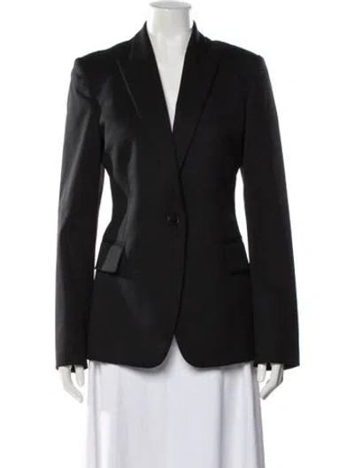 Pre-owned Stella Mccartney Wool Blazer In Black