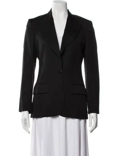 Pre-owned Stella Mccartney Wool Blazer In Black
