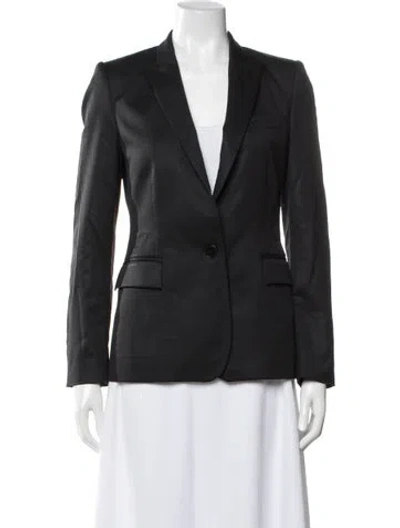 Pre-owned Stella Mccartney Wool Blazer In Black