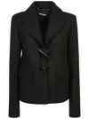 Stella Mccartney Toggle Lock Blazer In Black