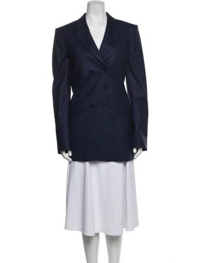 Pre-owned Stella Mccartney Wool Blazer In Blue
