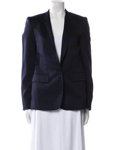 Pre-owned Stella Mccartney Wool Blazer In Blue