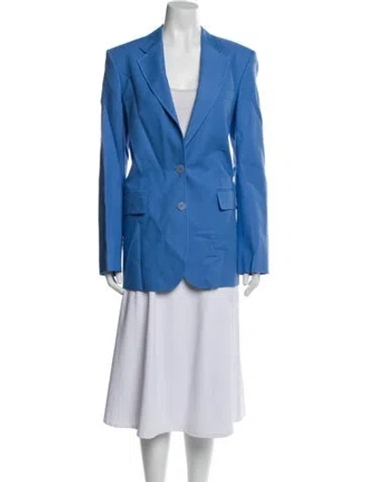 Pre-owned Stella Mccartney Wool Blazer In Blue