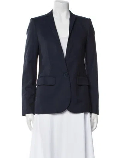 Pre-owned Stella Mccartney Wool Blazer In Blue
