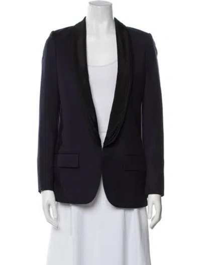 Pre-owned Stella Mccartney Wool Blazer In Blue