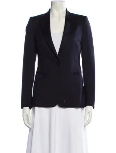 Pre-owned Stella Mccartney Wool Blazer In Blue